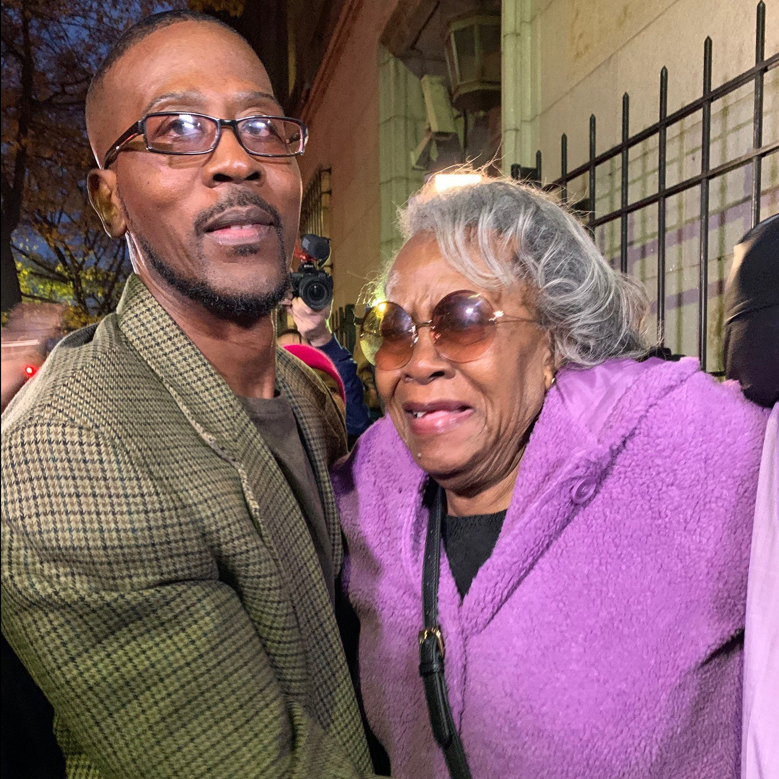 Alfred Chestnut and his mother